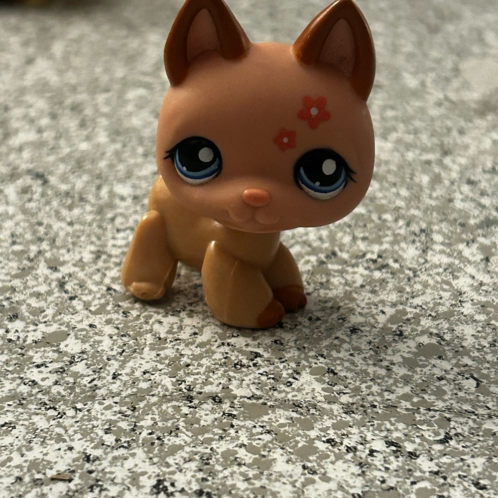 Cute Floral Dog LPS Littlest Pet Shop
